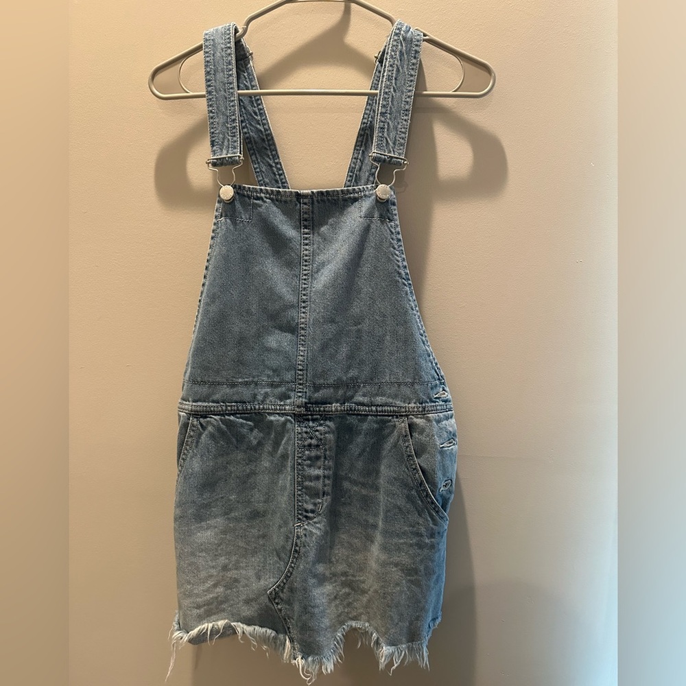 Free People Vintage Overall Mini Dress